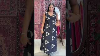 Printed Cotton Kurta Top &amp; Bottom#shorts #kurtaset #ahambotique