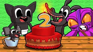 Baby CARTOON CAT 2 Year Old BIRTHDAY! (Minecraft)