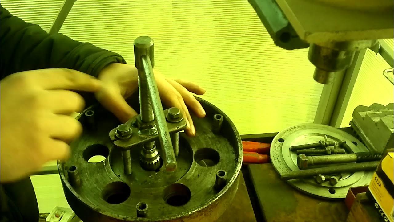 Как снять маховик с двигателя