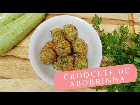 Vídeo: Croquetes De Abobrinha E Queijo