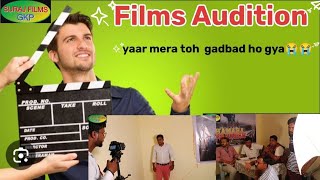 Film audition dene hum jaa rahen hai films #video #viral #filmaudition #surajfilmsgkp#vlog #vloging