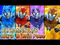 【NS】ULTRAMAN R／B - ALL Forms Intro Cutscenes & Win Pose