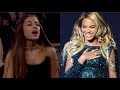 Ariana Grande REACTING to Various Famous Singers!!!