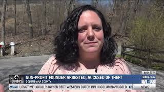 Non-profit founder arrested, accused of theft