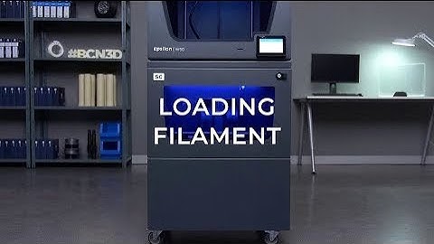 Loading filament - BCN3D Smart Cabinet