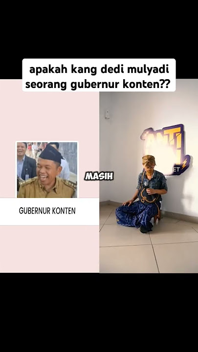 Is Kang Dedi Mulyadi a content governor? #dedimulyadi #kangdedimulyadi #bertaviral #fypage