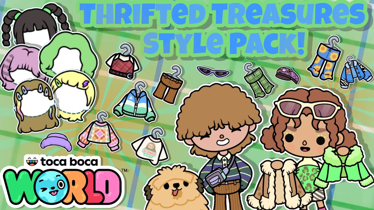 Thrifted Treasures Style Pack Review!? | Toca Boca World (OUT NOW!) Toca boca