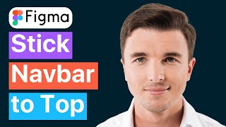 How to stick Navbar to the top while scrolling in Figma