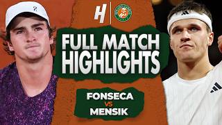 Joao Fonseca vs Jakub Mensik - FULL Quarterfinal Highlights 🔥 Roland Garros 2026