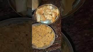 Thursday Minivlog and LunchMenu Pakalama#minivlog#food #cooking @FathisSamayal #shorts #foodchannel