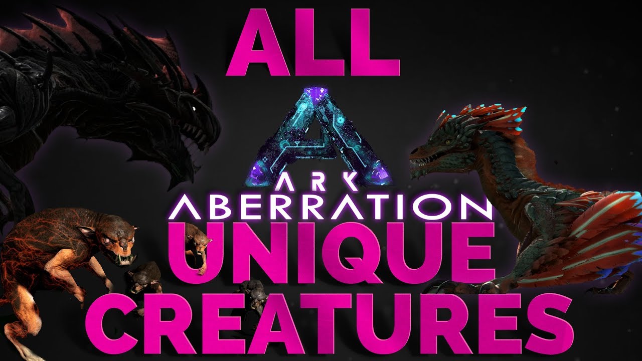 id ไดโนเสาร์ ark  New Update  🔥 All ARK Aberration Creatures - SUMMON Commands | PC, Xbox, PS4