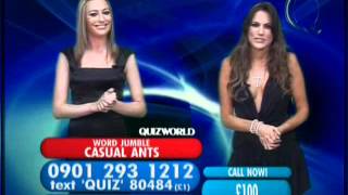 Quiz World - A drunk caller.