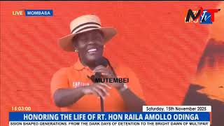 WINNIE ODINGA STEAL THE SHOW WITH POWERFUL SPEECH IN MOMBASA!!