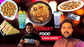 1000 rupey  street food challenge zamantown 🔥🔥