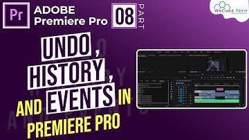 How to Use History Panel to Undo/redo Actions In Premiere Pro | Events Panel In Premiere Pro (Hindi)