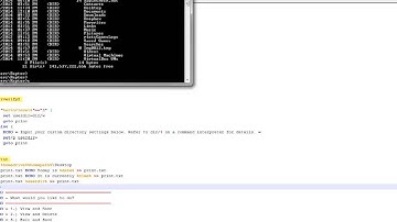 Directory Printout (print.bat)