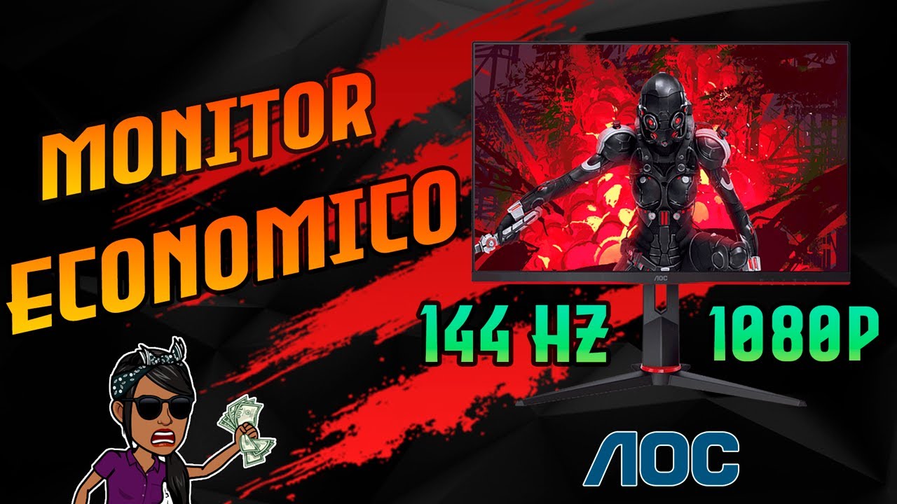 AOC 24G2 | Monitor GAMER ECONÓMICO | Unboxing y Review a FONDO | 144 Hz ...
