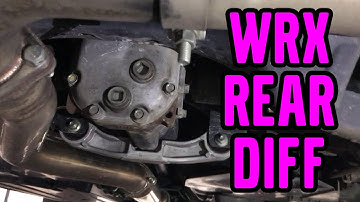 2015-2021 Subaru WRX, Rear Differential Fluid Change