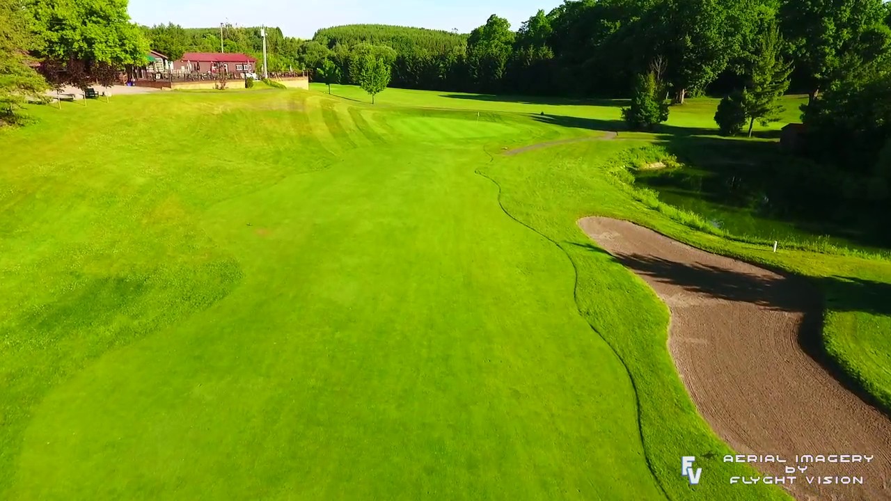 River Valley Golf Course Hole 9 Flyght Vision YouTube