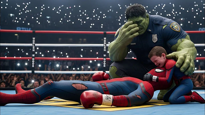 Unexpected team up : Spider-Man’s Sad Defeat 😢 | Hulk & Son’s Emotional Moment | Veo 3 Ai video
