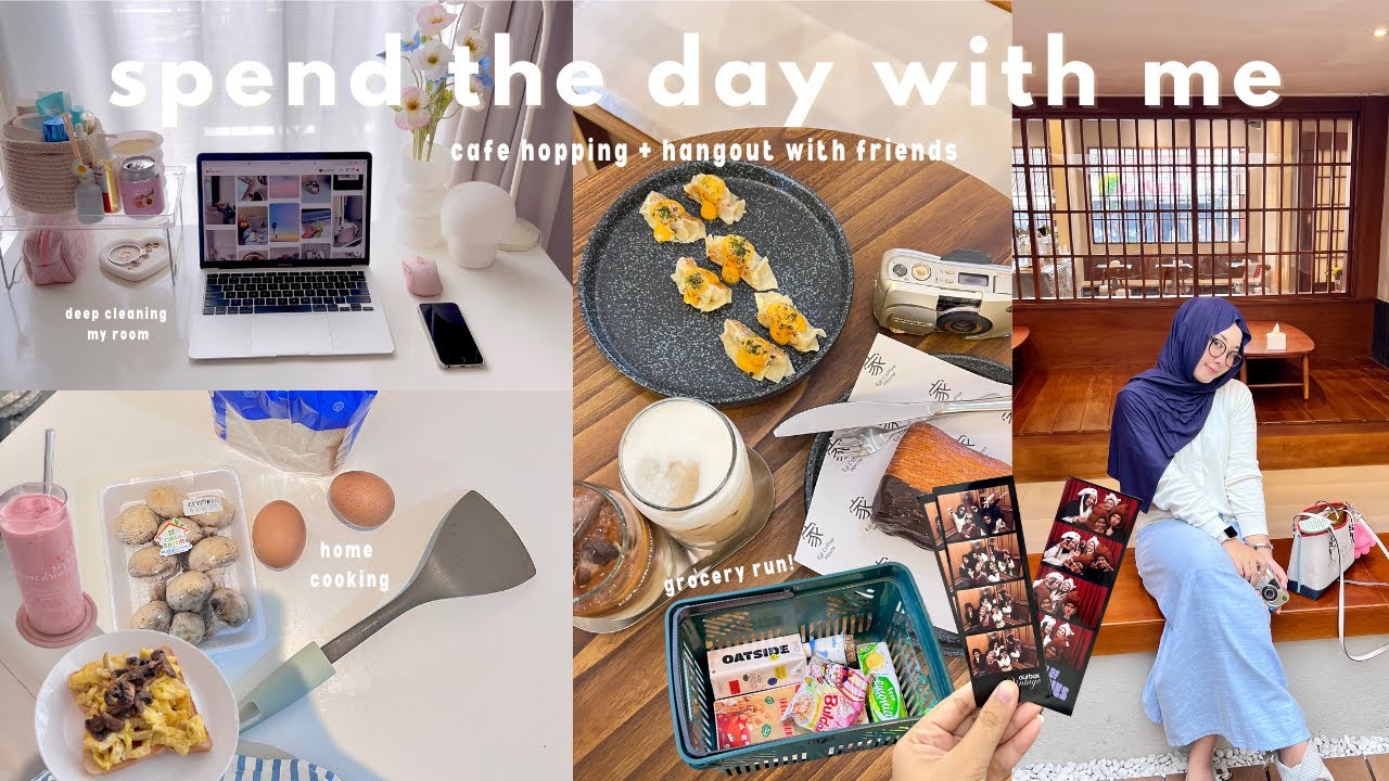 A PRODUCTIVE DAY🥐🧴hangout with friends,deep cleaning,home cooking,grocery run,slow living⋆𐙚 ̊✮⋆˙