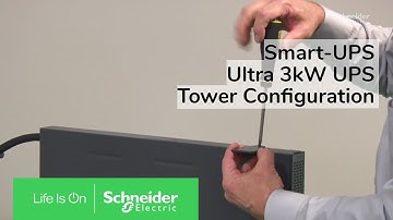 APC Smart-UPS Ultra 3kW - How to Install the UPS in Tower Position