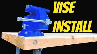 BENCH VISE  How To Install A Vise