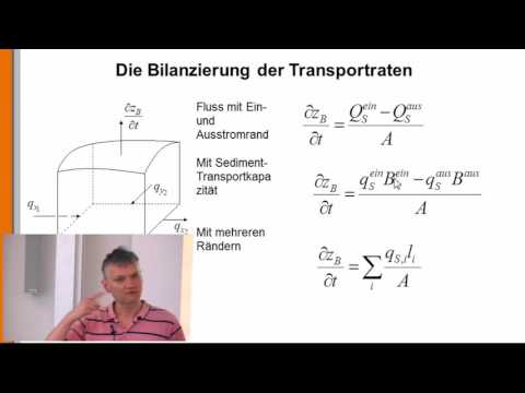 Fließgewässermorphologie 13: Die Exnergleichung