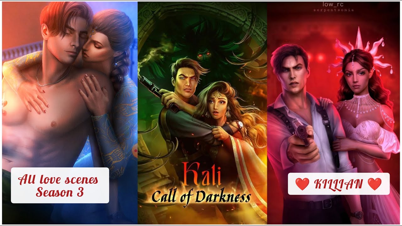 KALI CALL OF DARKNESS ️KILLIAN ️ All love scenes SEASON