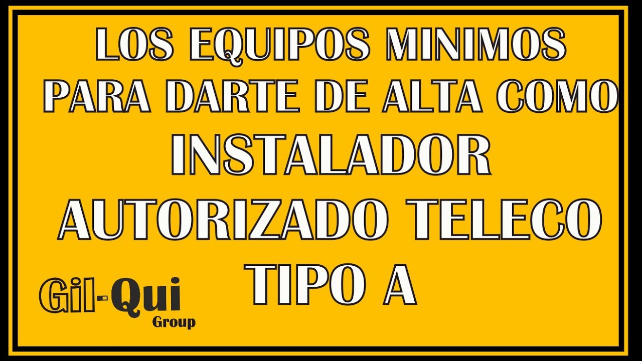 Cómo ser ANTENISTA AUTORIZADO TIPO A