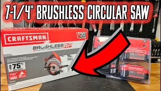 Unboxing, Blade Setup, Test & Review of the Craftsman 7-1/4