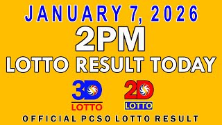 Download lagu 2pm Lotto Result Today Swertres Ez2 PCSO January 7 2026