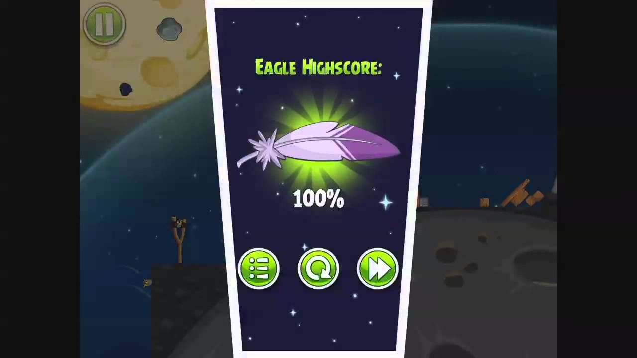 Angry Birds Space Eagle - Pig Bang Level 1-19 - Walkthrough 100% Destruction