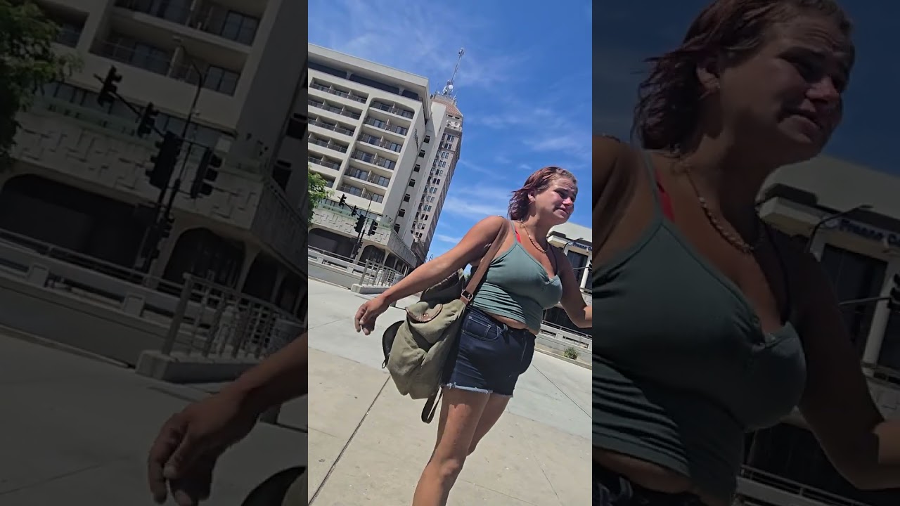 Downtown encounter: Prayers for our sister in war ....