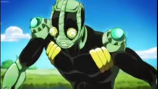 Jolyne and Ermes VS (idk who the enemy name is) in Real Time