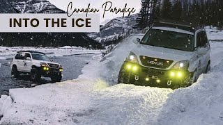 Into the ICE  Crazy River Crossings & Recoveries | Lexus GX470, Toyota 4 runner, FJ Cruiser