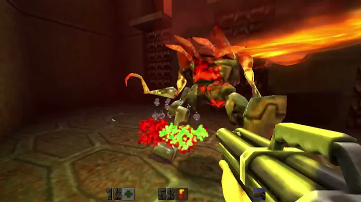 Quake 2 Remastered: First Brain Encounter (Nightmare Difficulty)