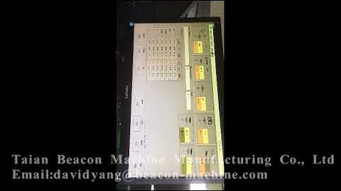 CRS708 common rail injector pump test bench test video