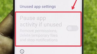 Remove permissions delete temporary files and stop notifications in Pause app activity if unused screenshot 2