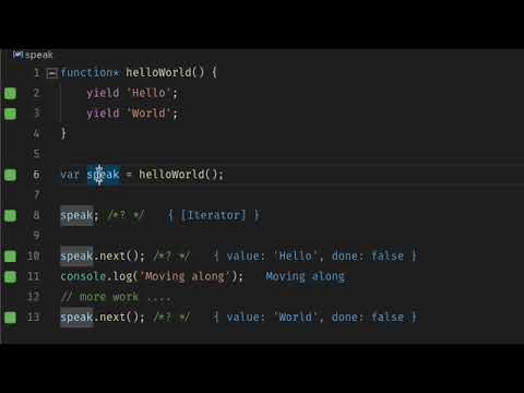 JavaScript Function Generator - Egghead Audition - YouTube