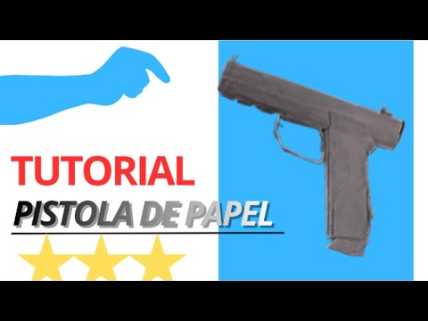 How to Make a REALISTIC (Fake) Paper Pistol/Gun