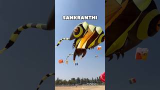 Hyderabad Sky Festival You Can’t Miss! 🌈🪁 Sankranthi Drone Show and Hot Air Balloon #hyderabad