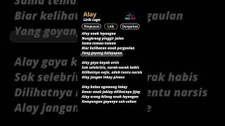 Alay Anak Layangan Nongkrong Pinggir Jalan  Lagu Viral Tiktok liriklagu s shorts