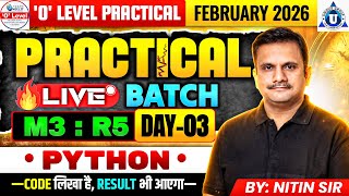 Celebrity 🎯 O Level Practical | Python (M3:R5) | Feb 2026 Exam | Full Guide | DAY-03 Net Worth