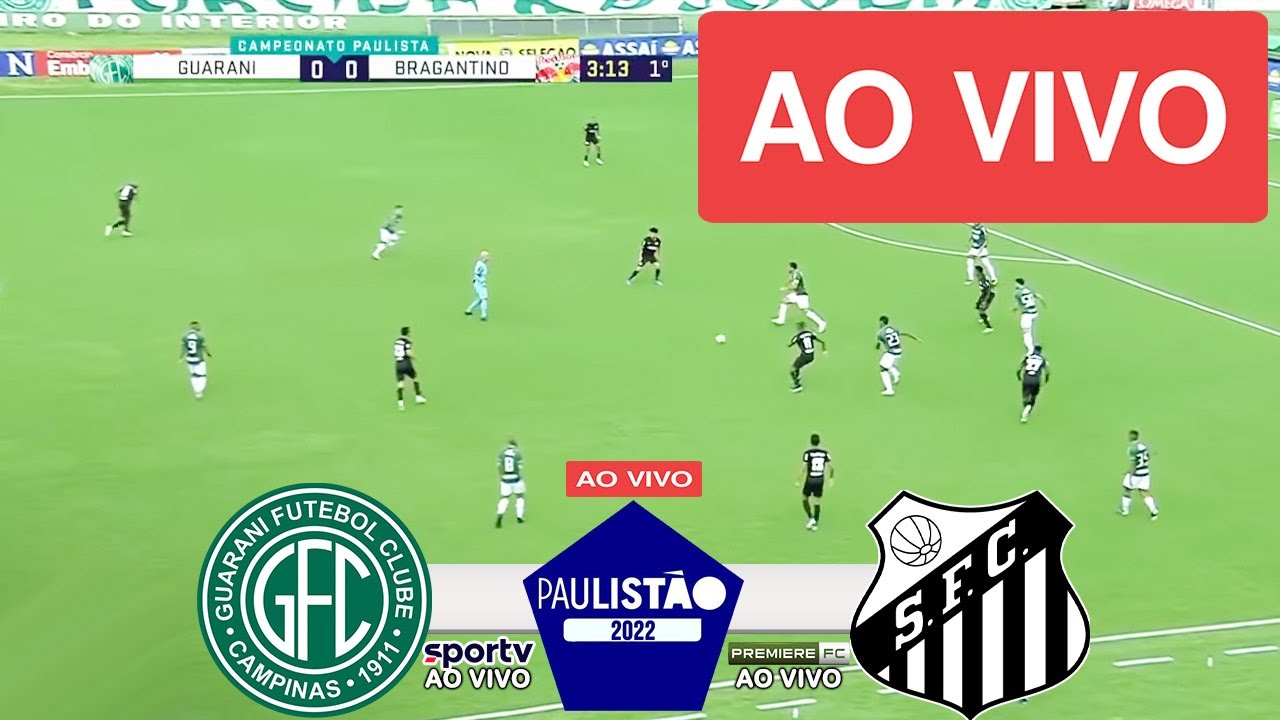 Guarani 1x1 Santos - Campeonato Paulista 2022 - 06/02/2022…