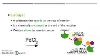 Unit 7 Notes 1 Part 2 Catalyst and Inhibitors