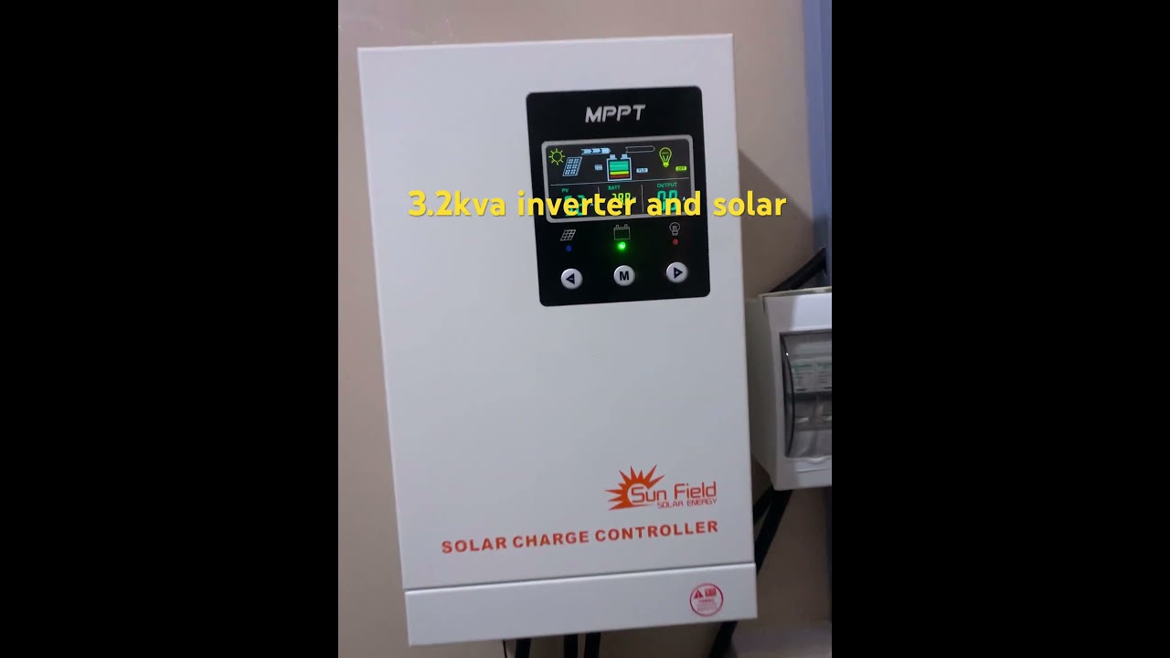 Inverter and solar setup 3.2KVA/24V inverter on 2800w solar grid 
