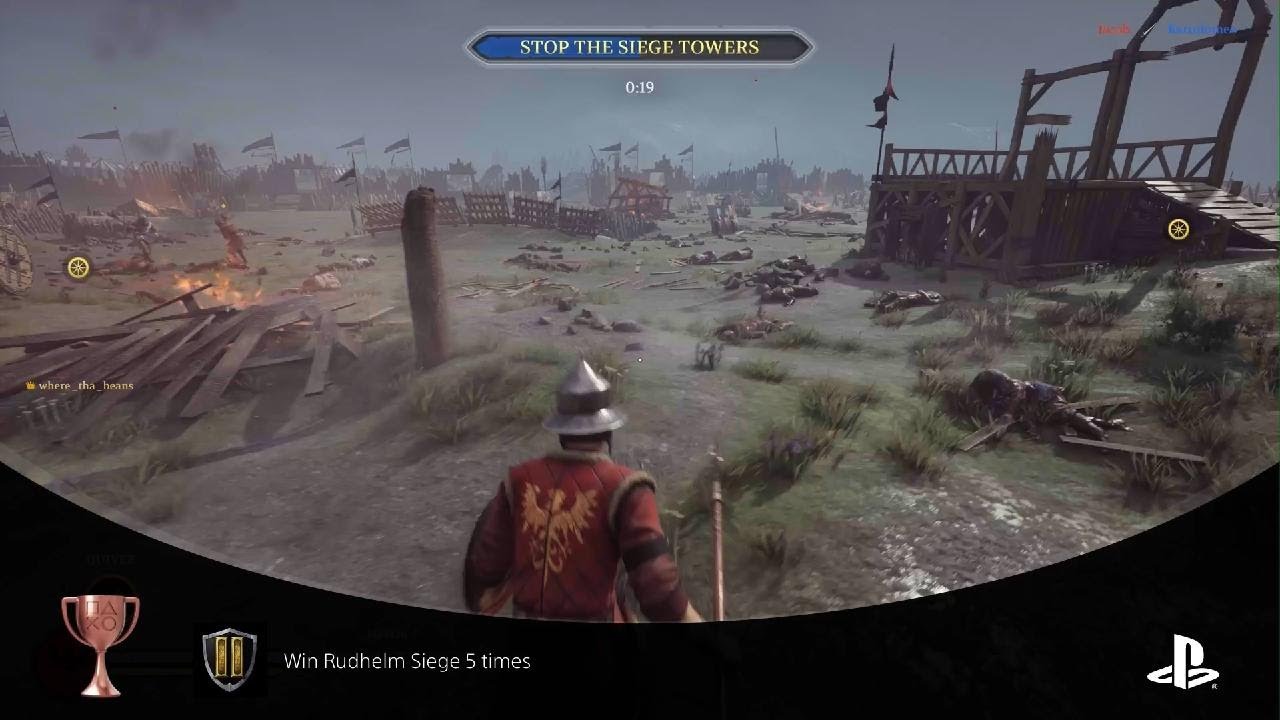 Chivalry 2: Win rudhelm siege 5 times