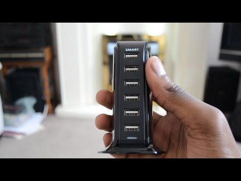 Perixx/Axxbiz 6 Port Charging Hub: Review - YouTube