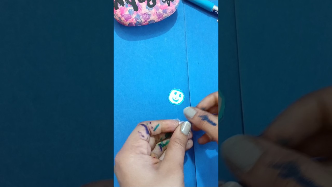 How To Make Stickers | Easy DIY Stickers At Home 🎨✨#shorts